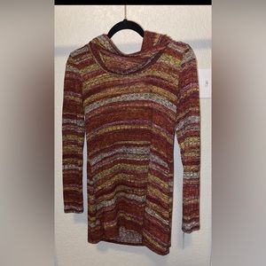 Cowl neck Sweater size small